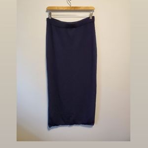 ST.JOHN evening wool maxi skirt
